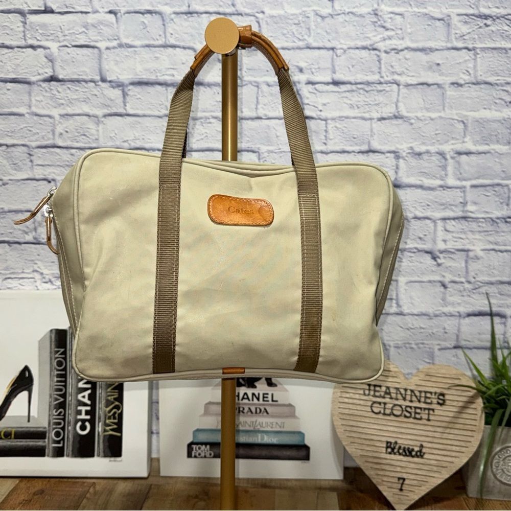 Jon Hart Messenger Laptop Briefcase Bag Tan With Handles
Large bag